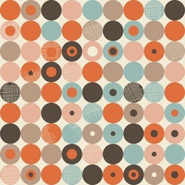 abstract retro seamless pattern