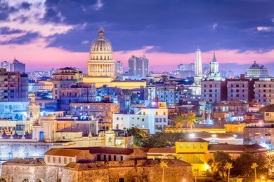 havana, cuba downtown skyline.