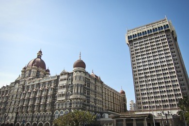 taj mahal palace in bombay, india, asia