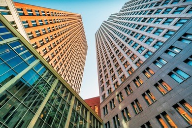 two office buildings in the hague, the netherlands belonging to the dutch government.