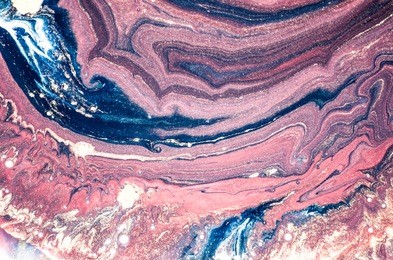 naturally pink lagoon. ancient oriental drawing technique. natural luxury. marbleized effect. 
style incorporates the swirls of marble or the ripples of agate for a luxe effect
