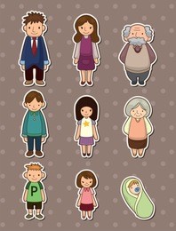 family stickers