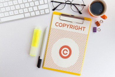 copyright and workplace concept