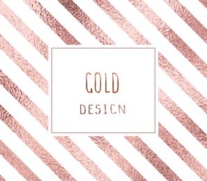 gold rose foil texture geometric striped background. gold pink glossy line texture surface backdrop. vector elegant metallic gradient ornament pattern for party, wedding, invitation, luxury design.