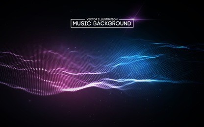 music abstract background blue. equalizer for music, showing sound waves with music waves, music background equalizer vector concept.