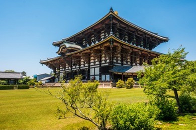 todaiji temple in nara, japan
