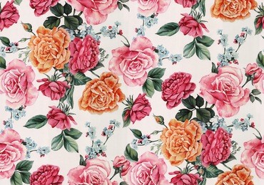 watercolor floral pattern