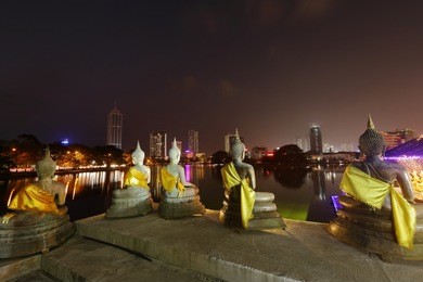 the seema malaka temple of colombo in sri lanka
