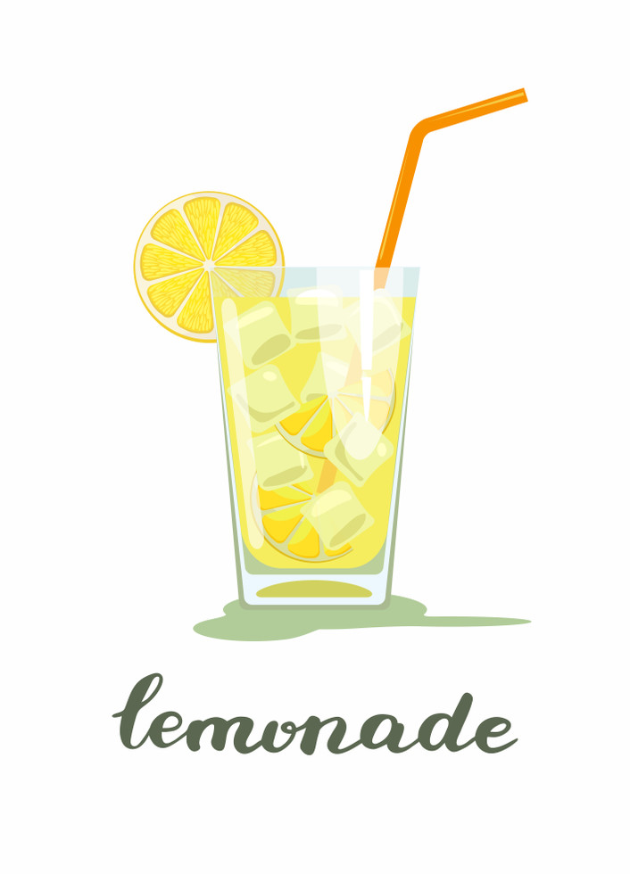 glass of lemonade.