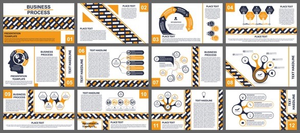 business presentation templates. modern elements of infographic. can be used for business presentations, leaflet, information banner and brochure cover design.