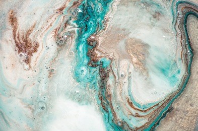 ebru- ancient oriental drawing technique. natural luxury. traditional ottoman turkish marbling art. marbleized paper. 
style incorporates the swirls of marble or the ripples of agate for a luxe effect