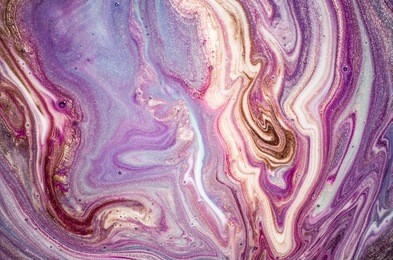 trendy color- ultra violet. traditional ottoman turkish marbling art. ebru- ancient oriental drawing technique. natural luxury