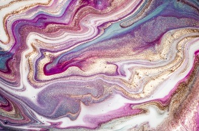 trendy color- ultra violet. traditional ottoman turkish marbling art. ebru- ancient oriental drawing technique. natural luxury