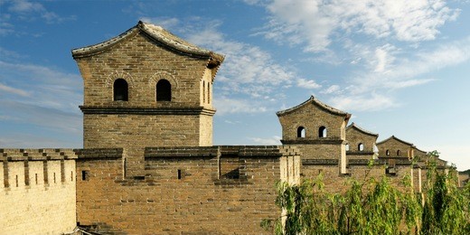 wall, fortification of the old city  of  pingyao ,shanxi ,china