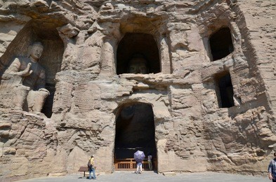 china shanxi datong yungang grottoes world heritage