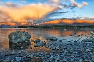 lake tekapo, new zealand
