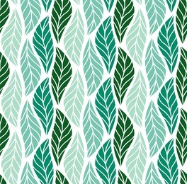 vector leaf seamless pattern. abstract leaves texture.