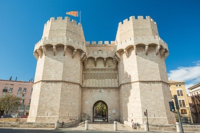 serranos towers, valencia, spain