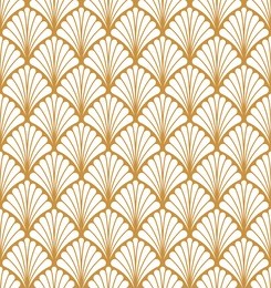 seamless geometric art deco pattern. abstract vector floral background.