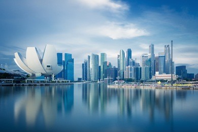 singapore skyline at daytime.