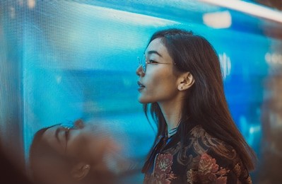 beautiful asian japanese girl street portraits