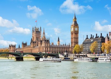 westminster palace and big ben, london, uk