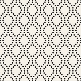 seamless geometric pattern. wavy dotted stripes. minimalist vector repeating texture.