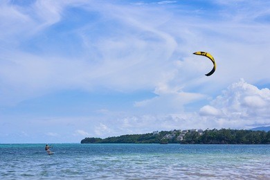 diniwid beach is the best for kitesurfing in boracay, philippines