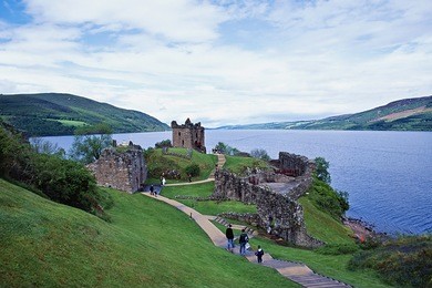 urquhart castle at loch ness scotland