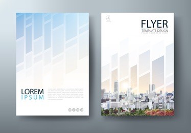 flyer design, leaflet cover presentation, book cover template vector, layout in a4 size.