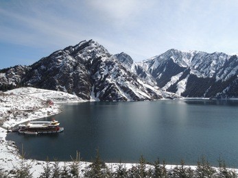 tianchi, tianshan, xinjiang, china