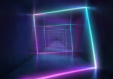 helix neon background