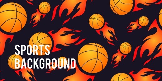 basketball vector illustration. sport design. simple design.seamless pattern. sport background.
