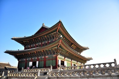gyeongbokgung palace in seoul, korea