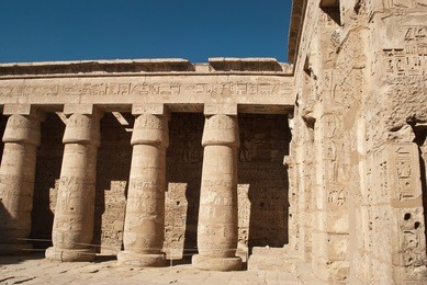 medinat habu. luxor, egypt