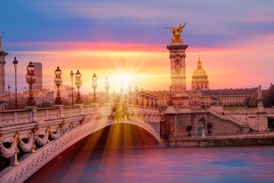 alexandre iii bridge, paris france