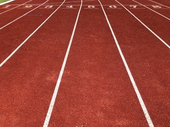 running track texture background.
