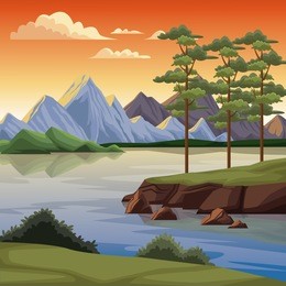 beautiful nature landscape