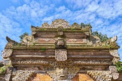 palace of the royal family of ubud, bali island, indonesia