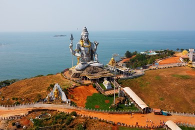 world's second tallest statue of lord shiva, india