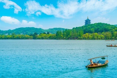 hangzhou west lake pagoda scenic area