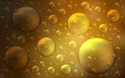 dark orange vector cover with spots. blurred decorative design in abstract style with bubbles. pattern can be used as texture of water, rain drops.