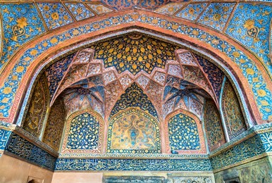 tomb of akbar the great at sikandra fort in agra - uttar pradesh, india