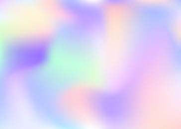 holographic abstract background. stylish holographic backdrop with gradient mesh. 90s, 80s retro style. pearlescent graphic template for banner, flyer, cover design, mobile interface, web app.