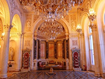 interior of the state hermitage (winter palace) in st. petersburg russia