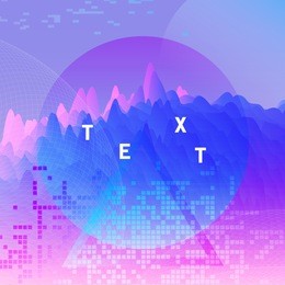 gradient futuristic background with blended gradient . trendy background for flyer, poster, presentation, brochure. vector abstract glitch illustration