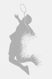 badminton silhouette icon