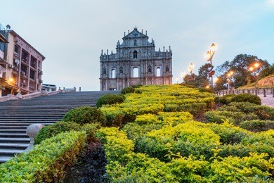 macau,the ruins of st. paul cathedral