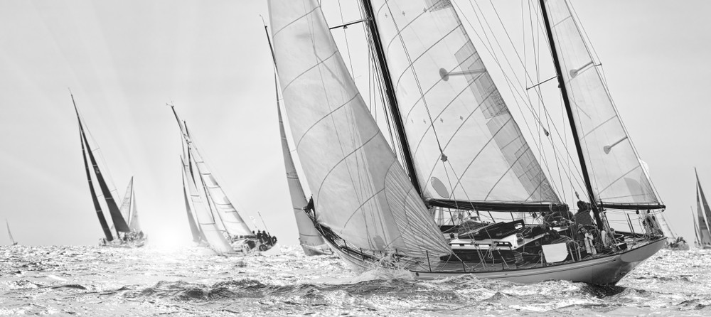 sailing yachts classic regatta. yachting. sailing. race