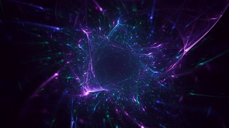 3d rendering abstract fractal light background